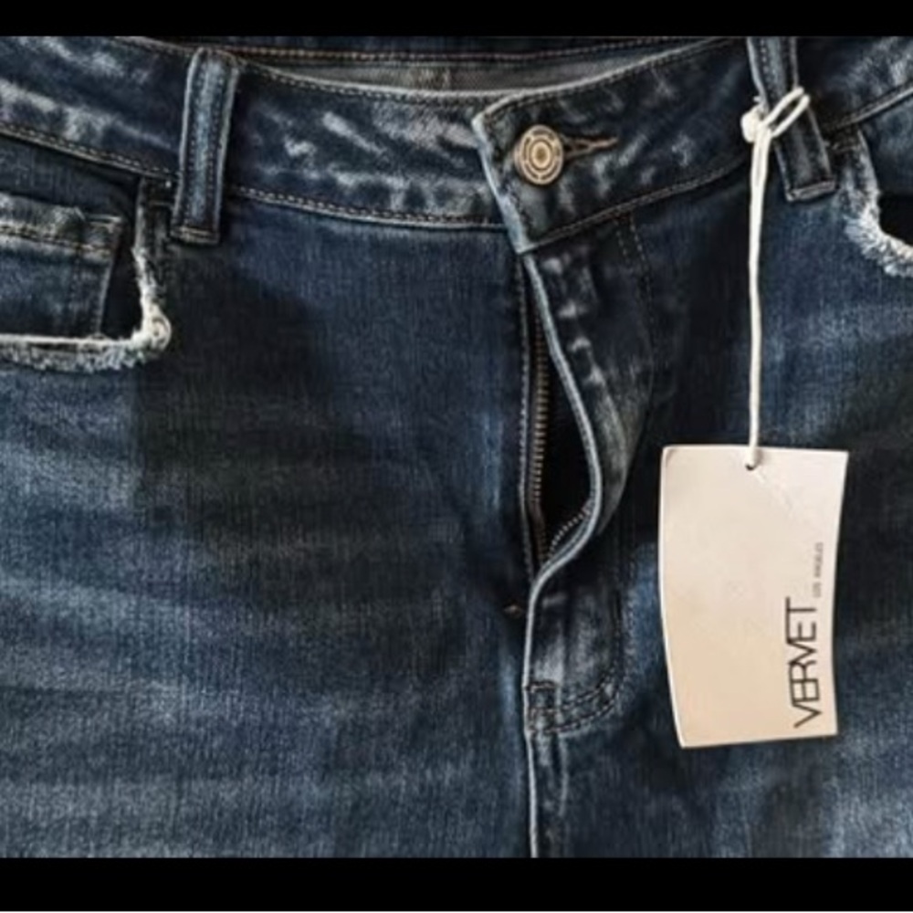 High Rise Blue Jeans - Picture 5 of 6